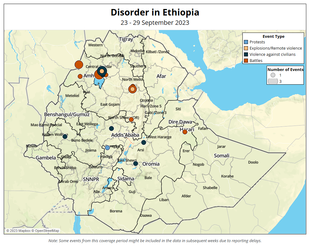 EPO Weekly: 23-29 September 2023 - Ethiopia Peace Observatory