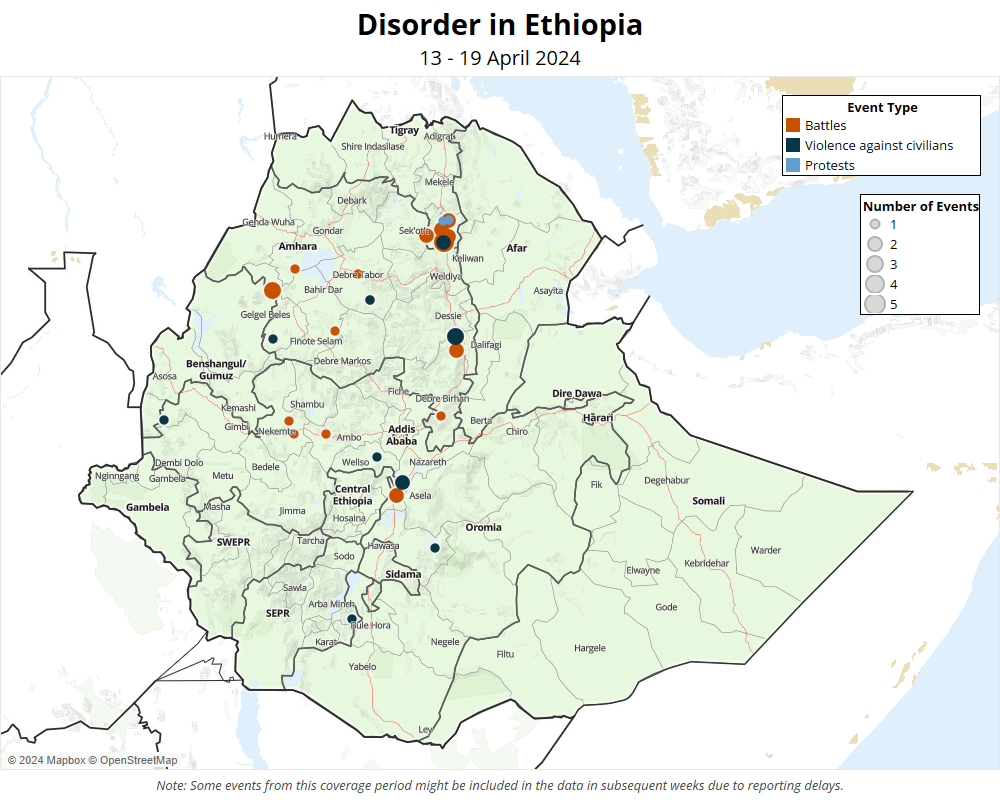 Disorder in Ethiopia - EPO 13-19 April 2024