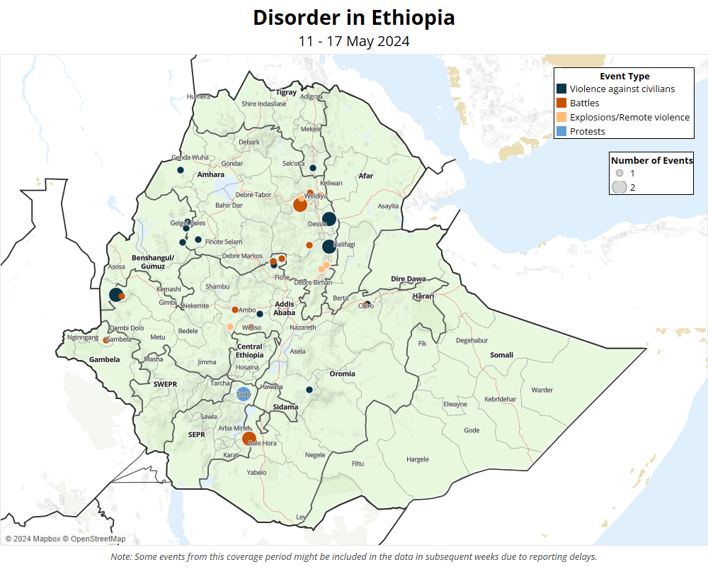 Map - EPO Disorder in Ethiopia - 11 - 17 May 2024