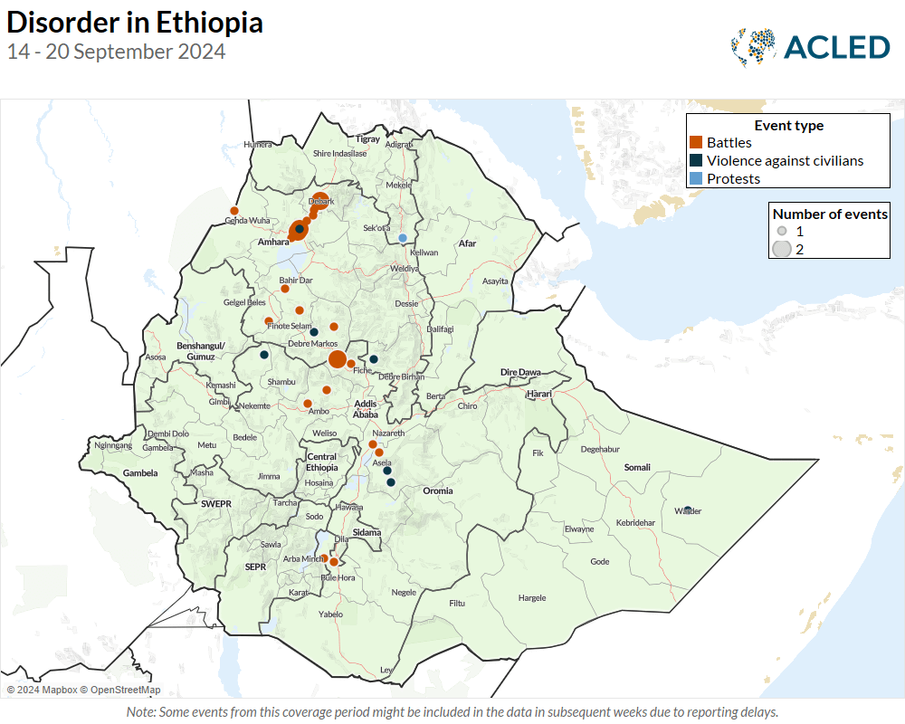 Map Disorder in Ethiopia 14 - 20 September 2024